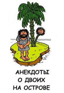 Обложка: Анекдоты о двоих на острове