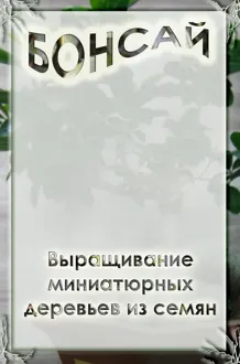 Обложка: Выращивание миниатюрных деревьев из семян