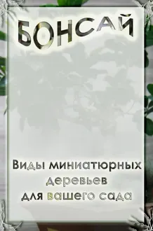 Обложка: Виды миниатюрных деревьев для вашего сада