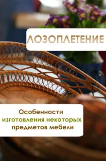 Обложка: Особенности изготовления некоторых предметов мебели