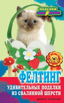 Обложка: Фелтинг. Удивительные поделки из свалянной шерсти