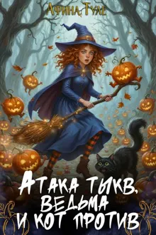 Обложка: Атака тыкв. Ведьма и кот против