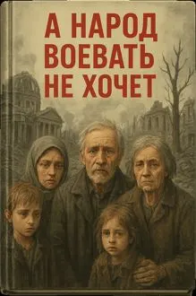 Обложка: А народ воевать не хочет