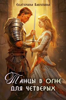Обложка: Танцы в огне для четверых
