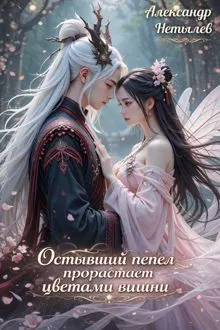 Обложка: Остывший пепел прорастает цветами вишни