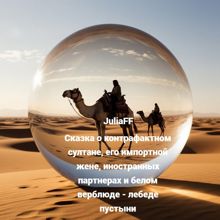 Обложка: Сказка о контрафактном султане, его импортной жене, иностранных партнерах и белом верблюде - лебеде пустыни