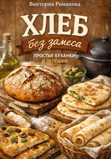 Обложка: Хлеб без замеса: простые буханки и лепёшки