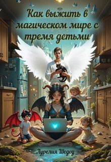 Обложка: Как выжить в магическом мире с тремя детьми