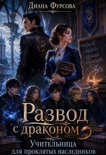 Обложка: Развод с драконом. Учительница для проклятых наследников