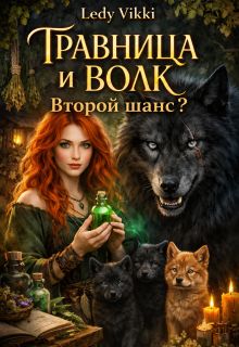 Обложка: Травница и волк. Второй шанс?