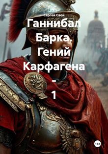 Обложка: Ганнибал Барка. Гений Карфагена. Том 1