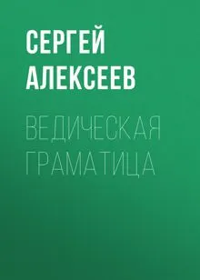 Обложка: Ведическая граматица