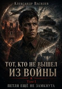 Обложка: «Тот, кто не вышел из войны». Том I. «Петля ещё не замкнута».